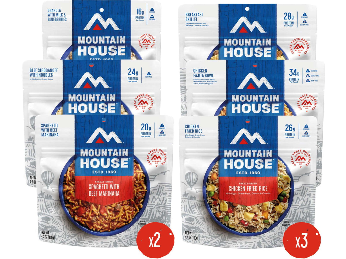 Mountain House Expedition Bucket Can 15 30 Total/Bucket