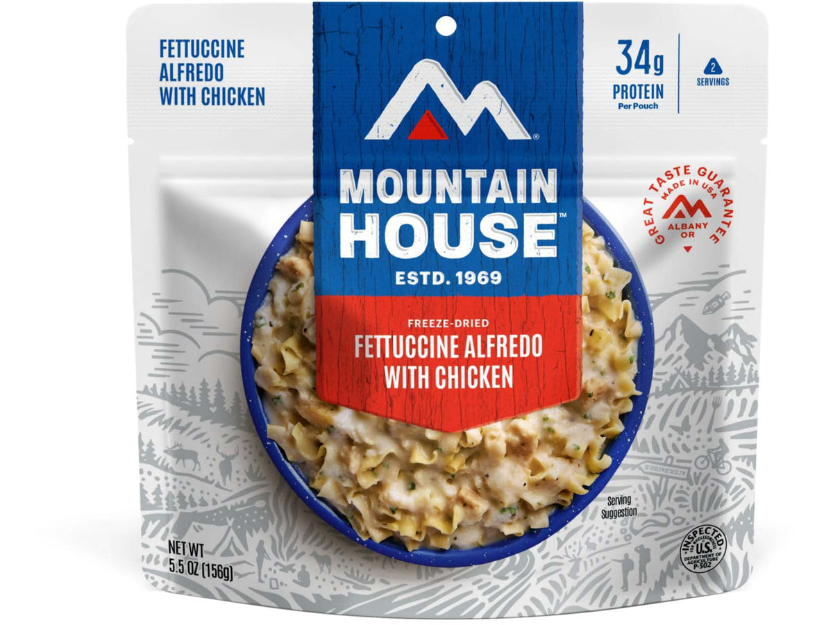 Mountain House Fettuccine Alfredo with Chicken Pouch 2