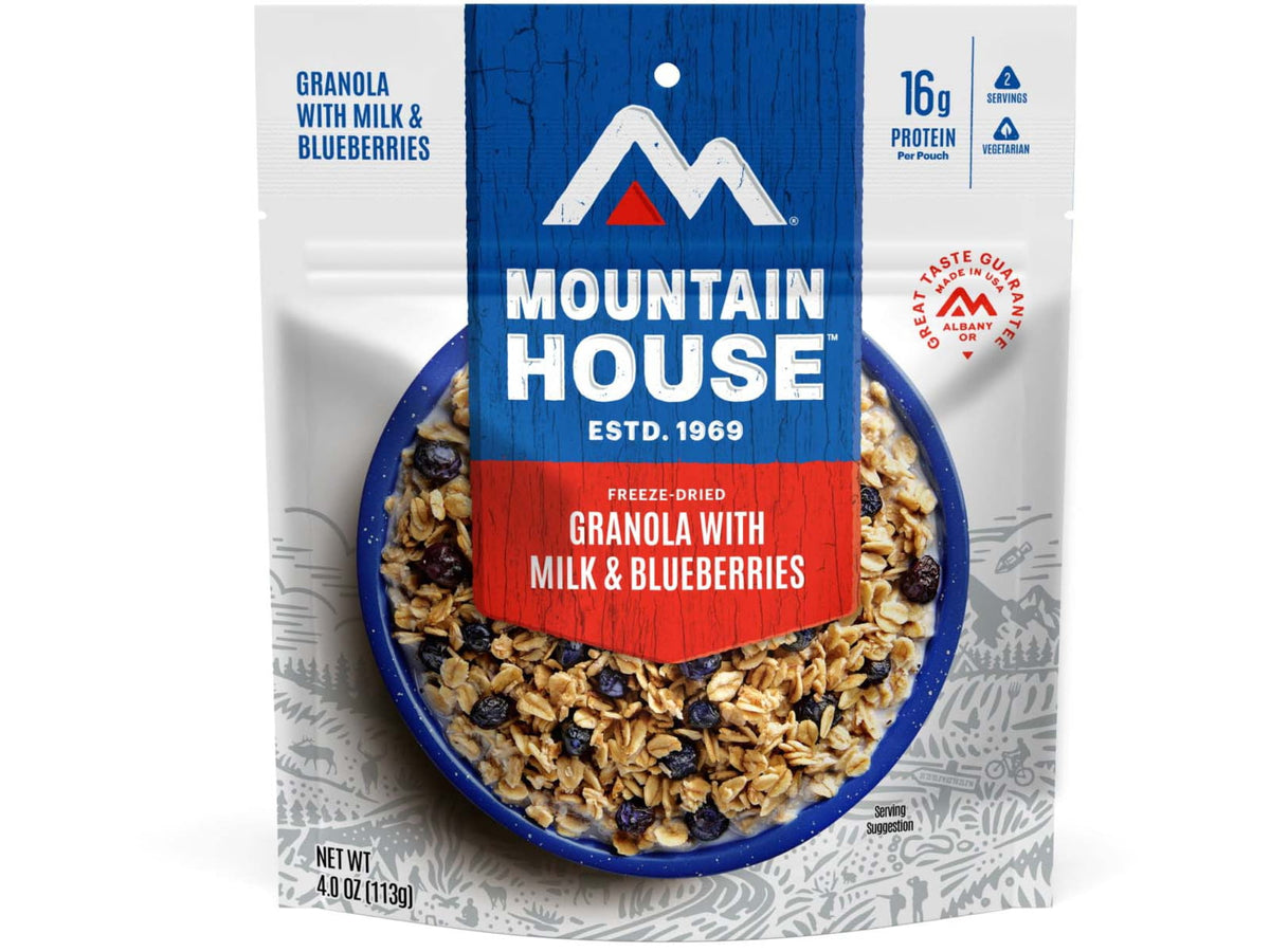 Mountain House Granola w/Milk / Blueberries Pouch 2