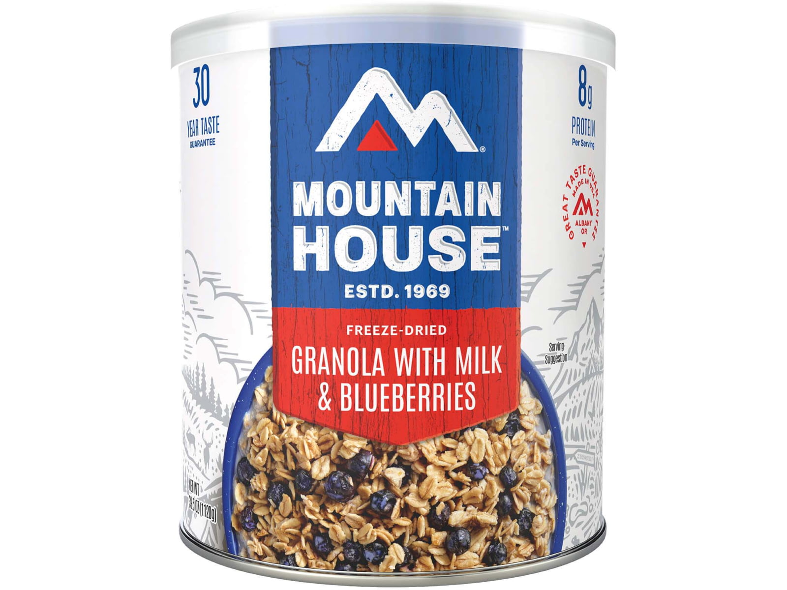Mountain House Granola with Milk / Blueberries Can