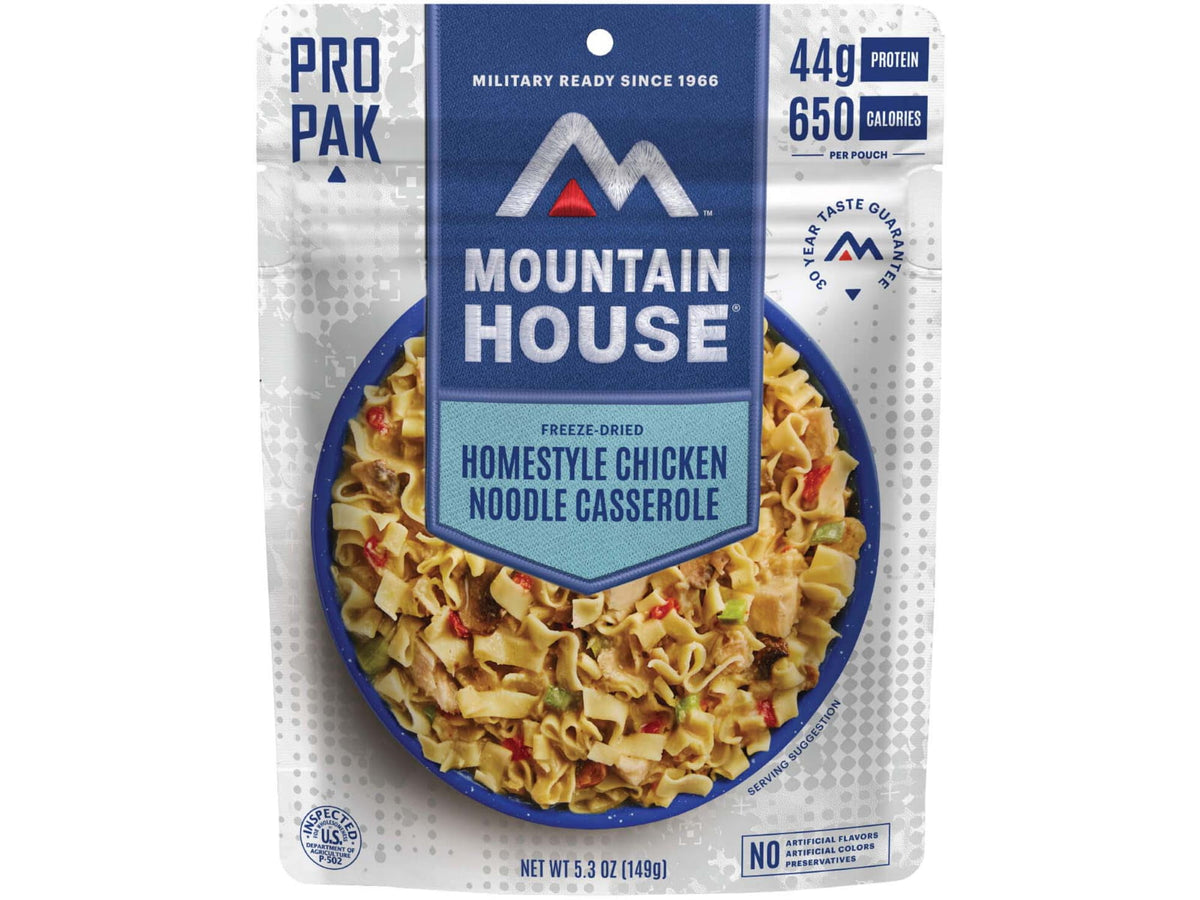 Mountain House Homestyle Chicken Noodle Casserole Pro-Pak Pouch 1