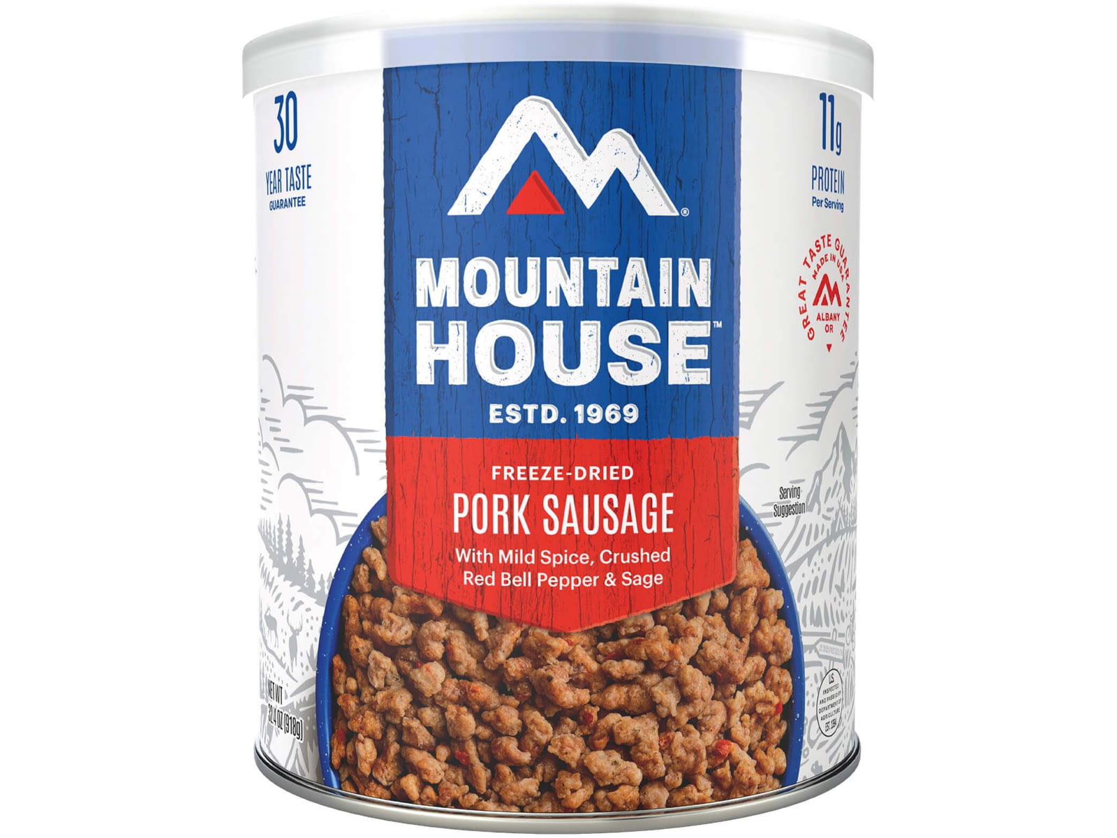 Mountain House Pork Sausage w/Mild Spice Can