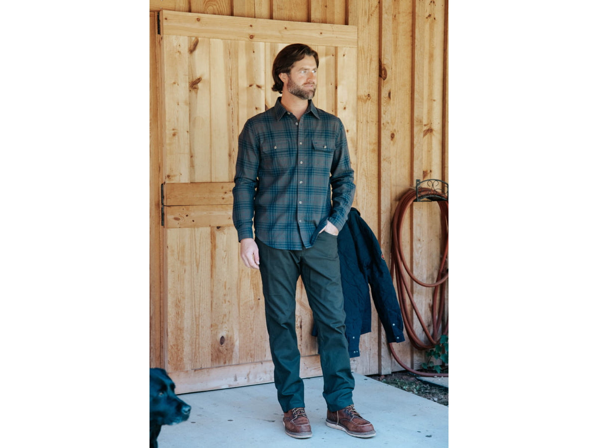 Mountain Khakis Park Flannel Shirt Classic Fit - Men's Jackson Grey M N50021JACKSON GREYM