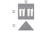 MSR Front Range Ultralight Tarp Shelter Orange 4 Person