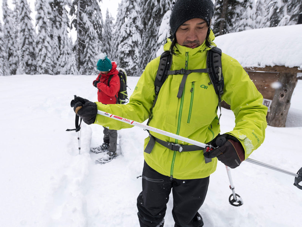 MSR DynaLock Trail Backcountry Poles White 80-140 CM 10239