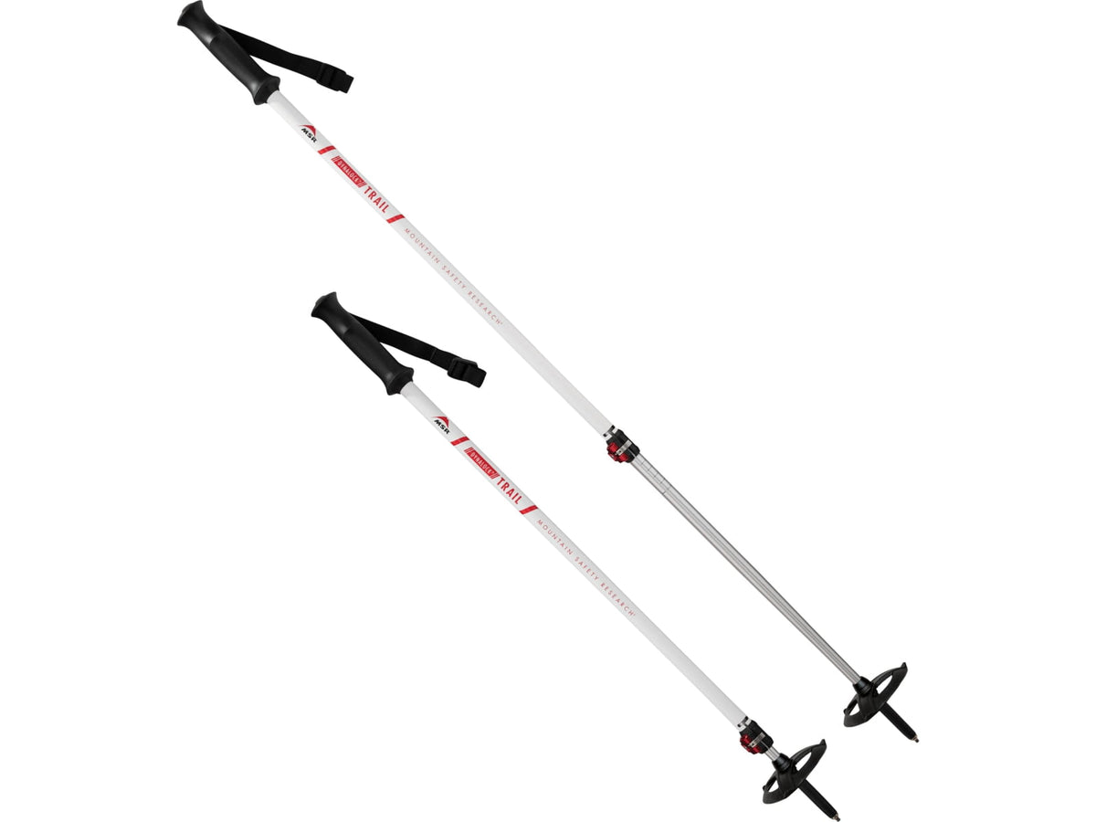 MSR DynaLock Trail Backcountry Poles White 80-140 CM 10239