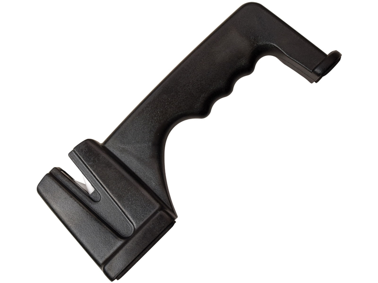 Mtech Knife Sharpener 7.5in Overall Black ABS Handle Ceramic Rods Stands On Countertop Black MT-SPN001BK