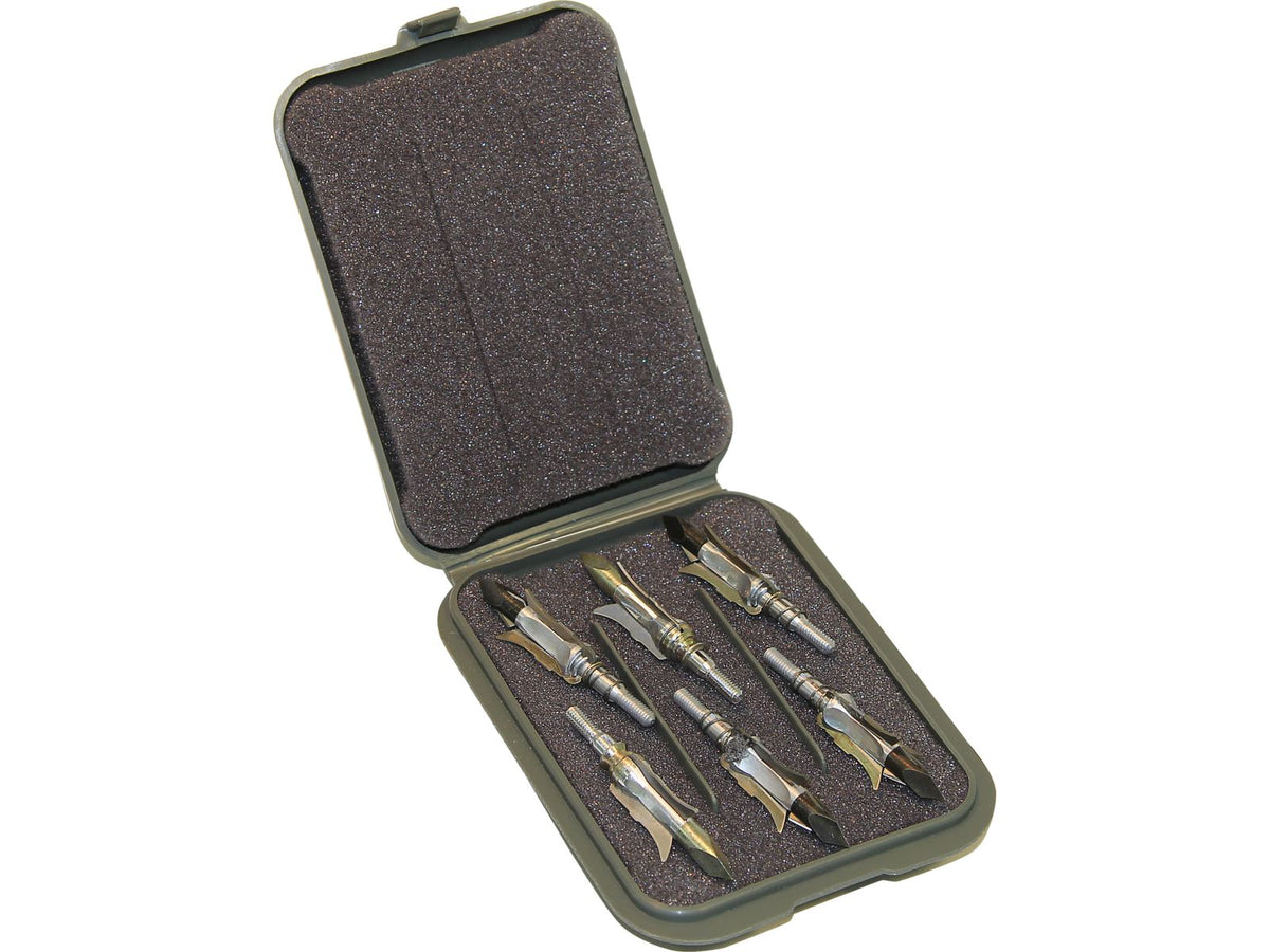 MTM Mechanical Broadhead Case Army Green BHM