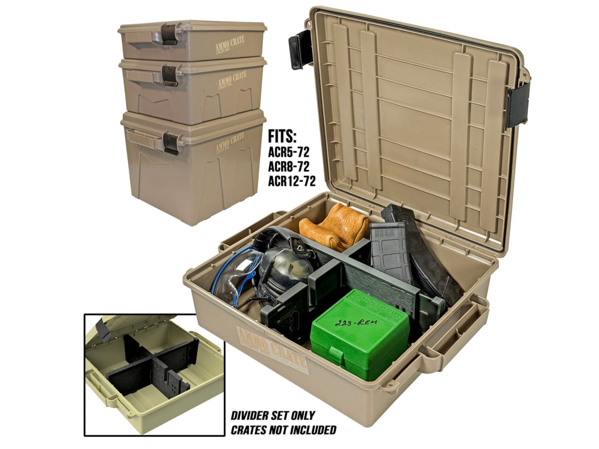 MTM Crate Divider 5-8-12 Black CD5812