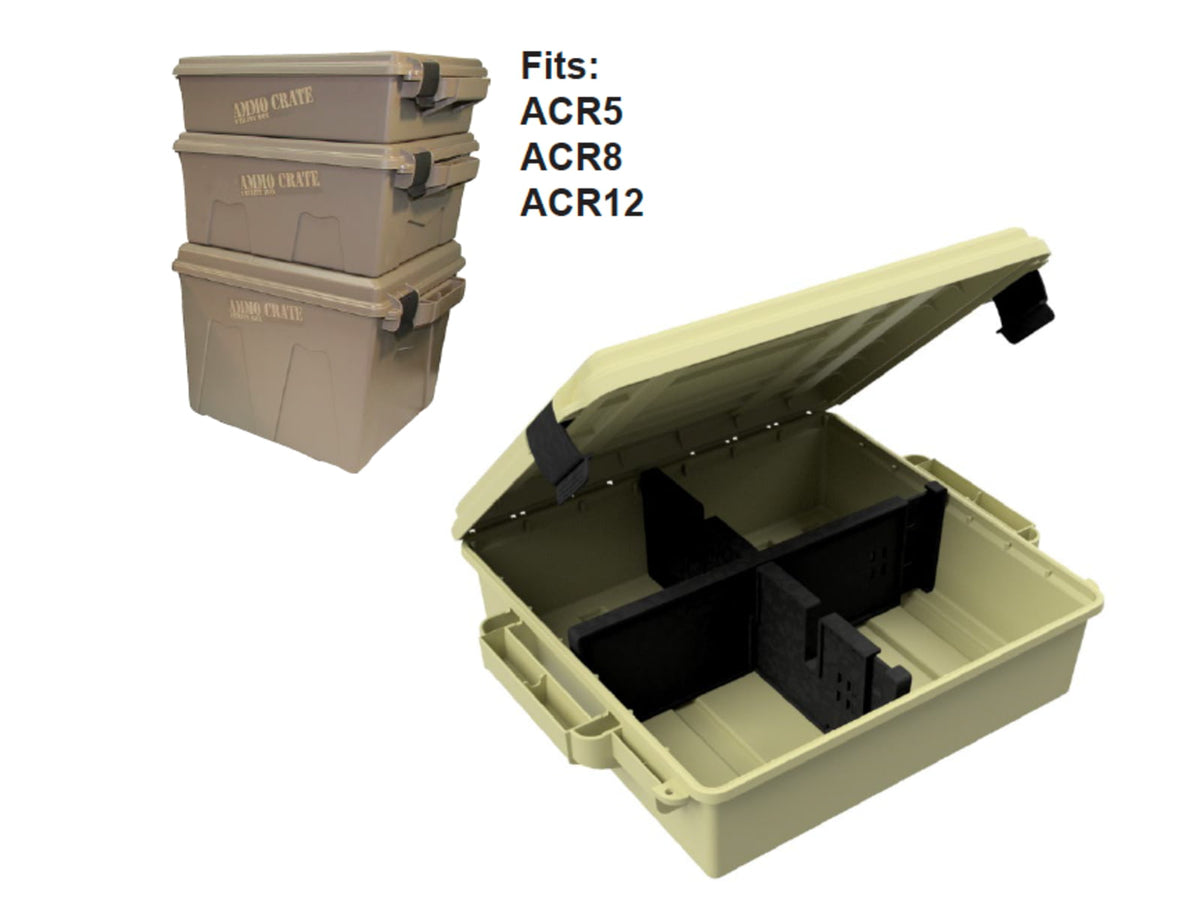 MTM Crate Divider 5-8-12 Black CD5812