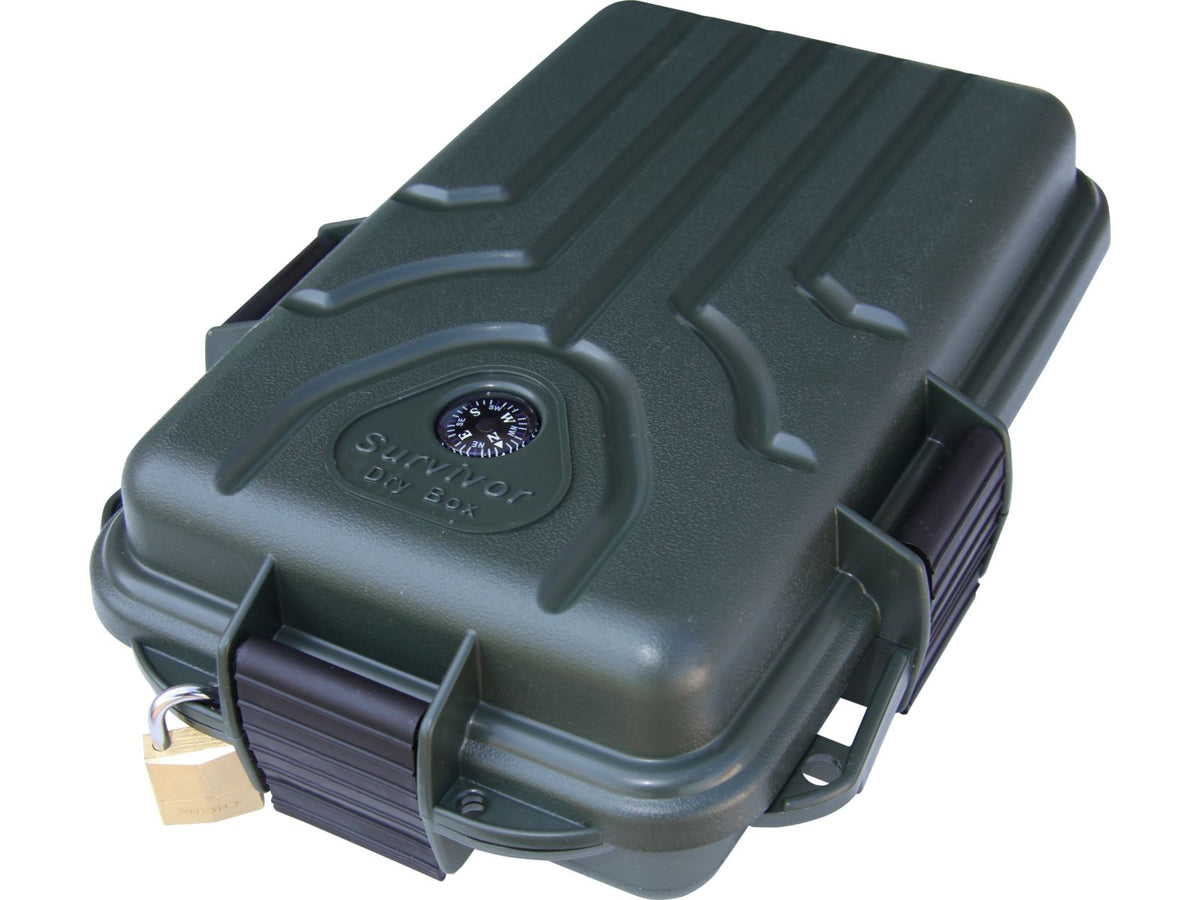 MTM Survivor Dry Box Water Resistant 10x7x3 Inches Forest Green