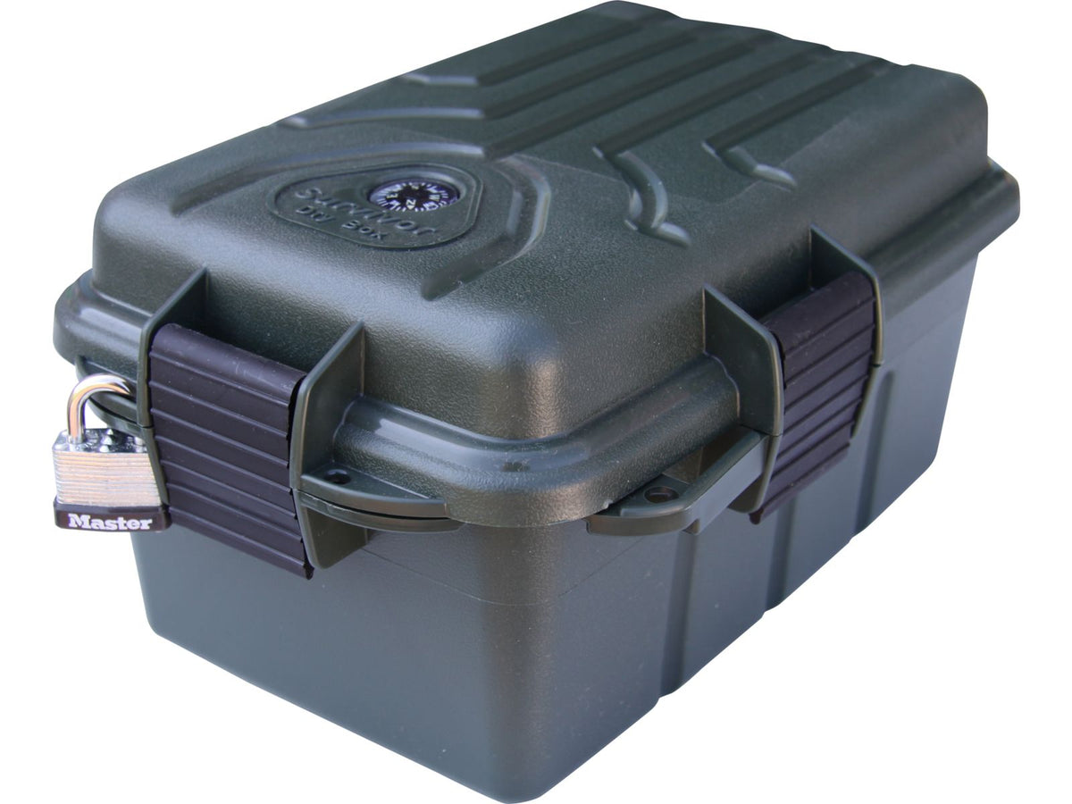 MTM Survivor Dry Box Water Resistant 10x7x5 Inches Forest Green