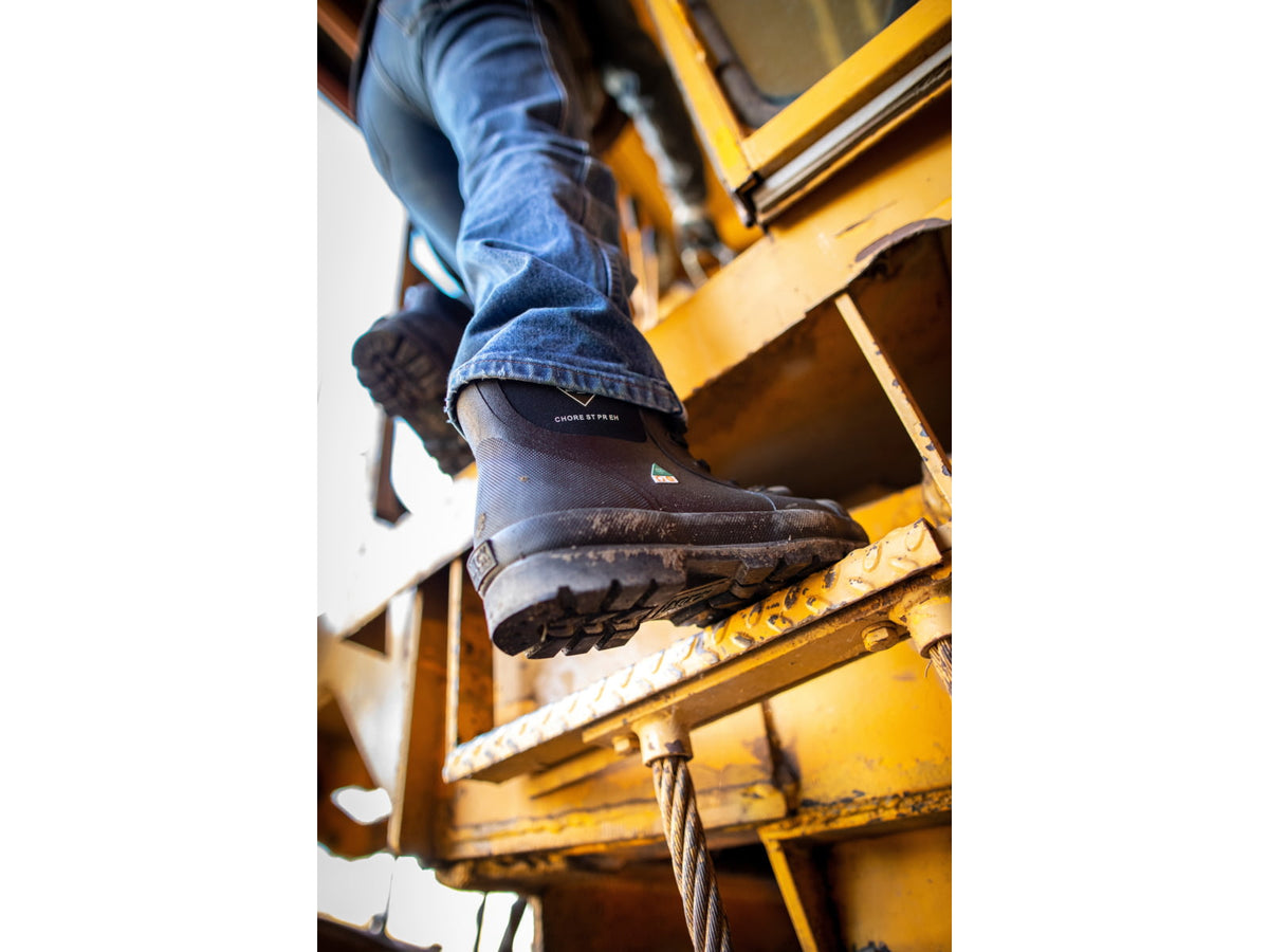Muck Boots Chore Chelsea CSA Steel Toe Boots - Men's Black