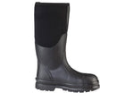 Muck Boots Chore Classic Tall Steel Toe Rubber Work Boots - Men's Black