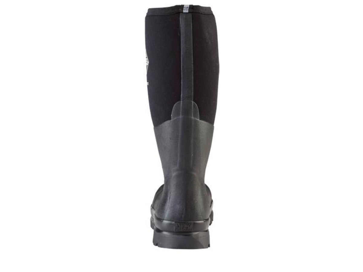 Muck Boots Chore Classic Tall Steel Toe Rubber Work Boots - Men's Black