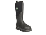 Muck Boots Chore Classic Tall Steel Toe Rubber Work Boots - Men's Black