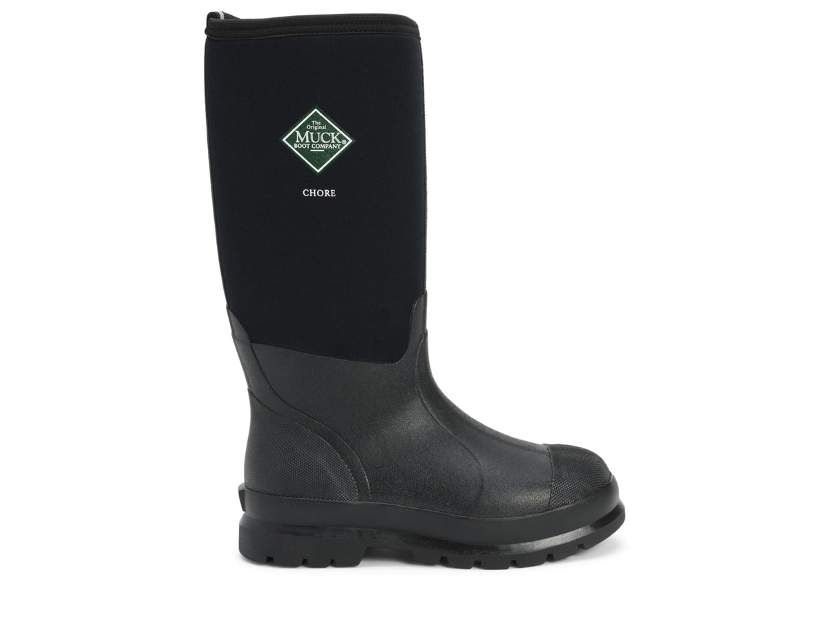 Muck Boots Chore Tall Wateproof Rubber Work Boot - Men's Black