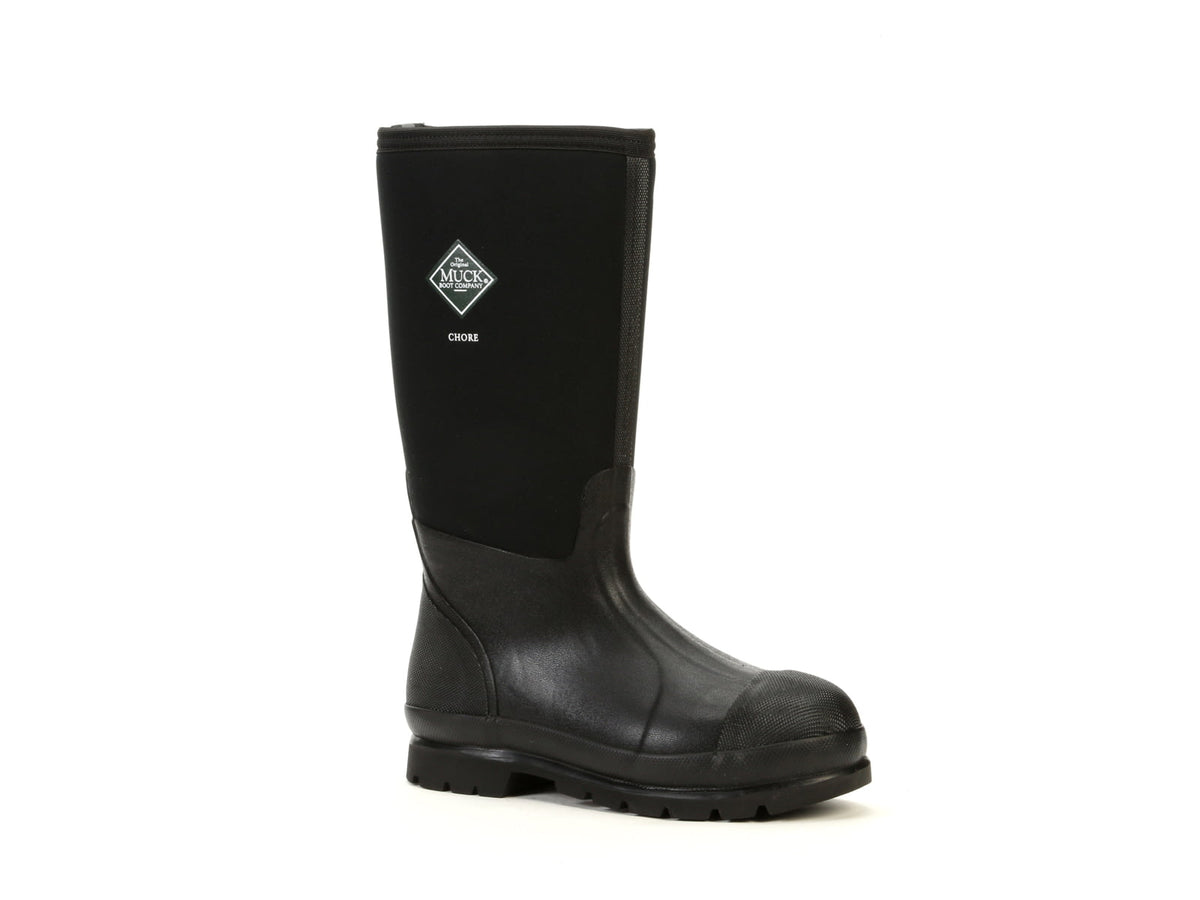 Muck Boots Chore Tall Wateproof Rubber Work Boot - Men's Black
