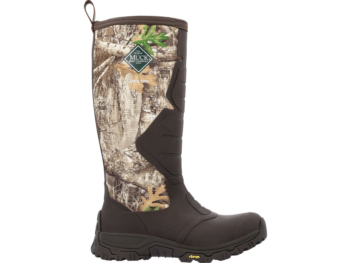 Muck Boots Muck Apex Pro 16 Boot Bark - Men's 8US Realtree Edge/Brown APMSRTE M 080