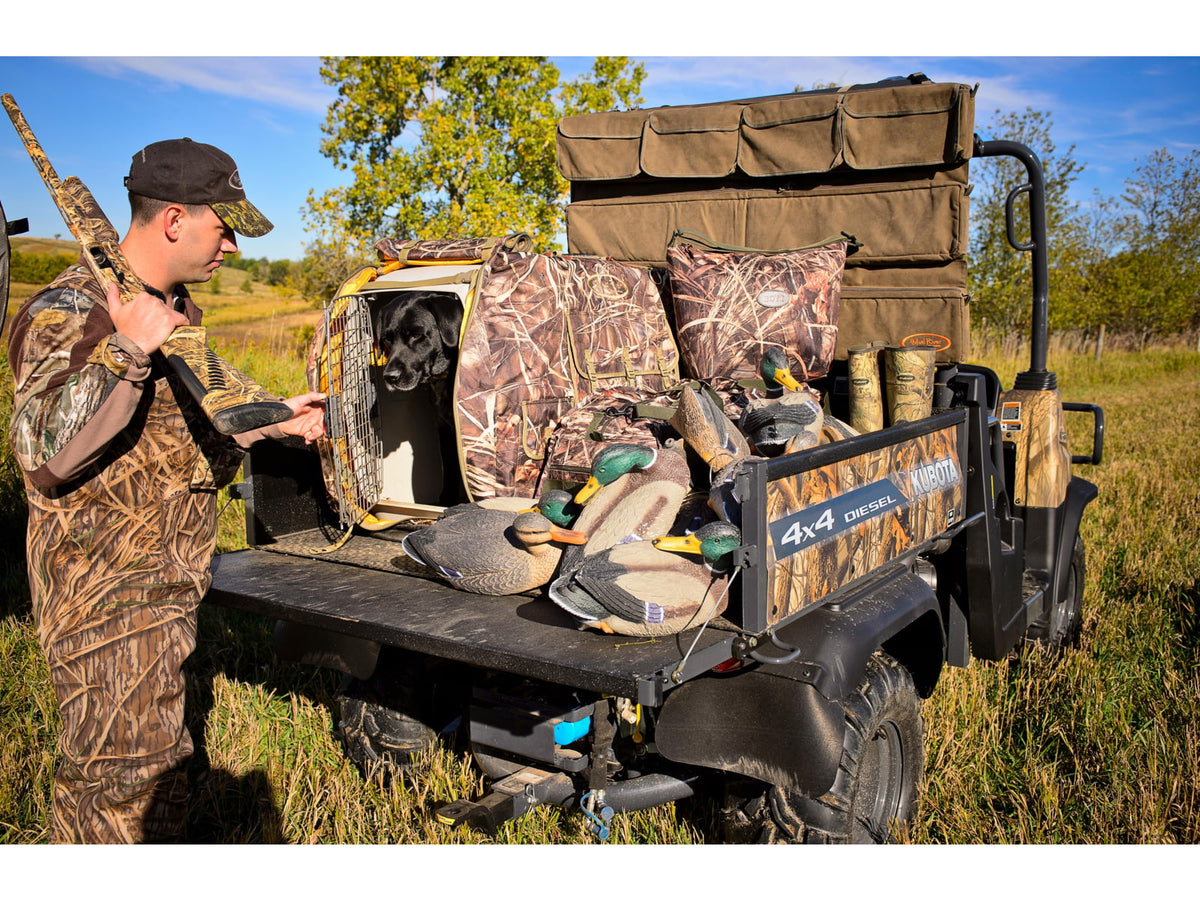 Mud River Truck Seat Organizer w/Velcro Pockets 49x27in Taupe