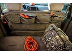 Mud River Truck Seat Organizer w/Velcro Pockets 49x27in Taupe