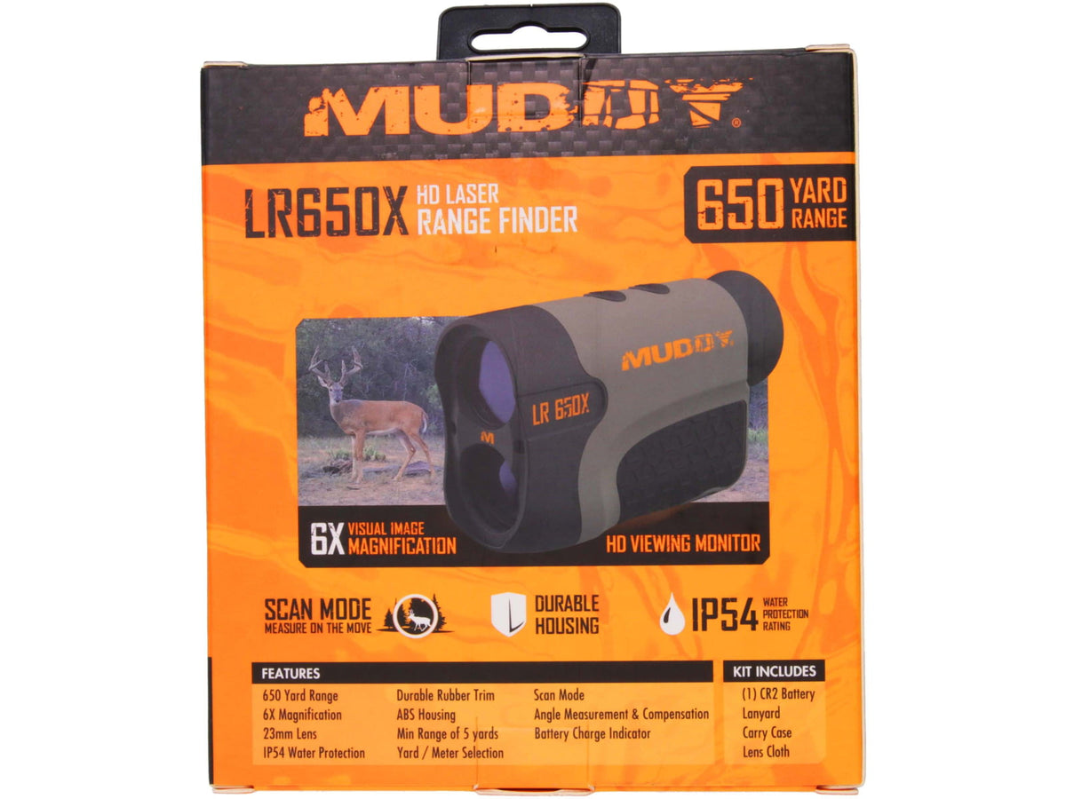 Muddy 650 Yard Laser Range Finder Black/Grey MUD-LR650X