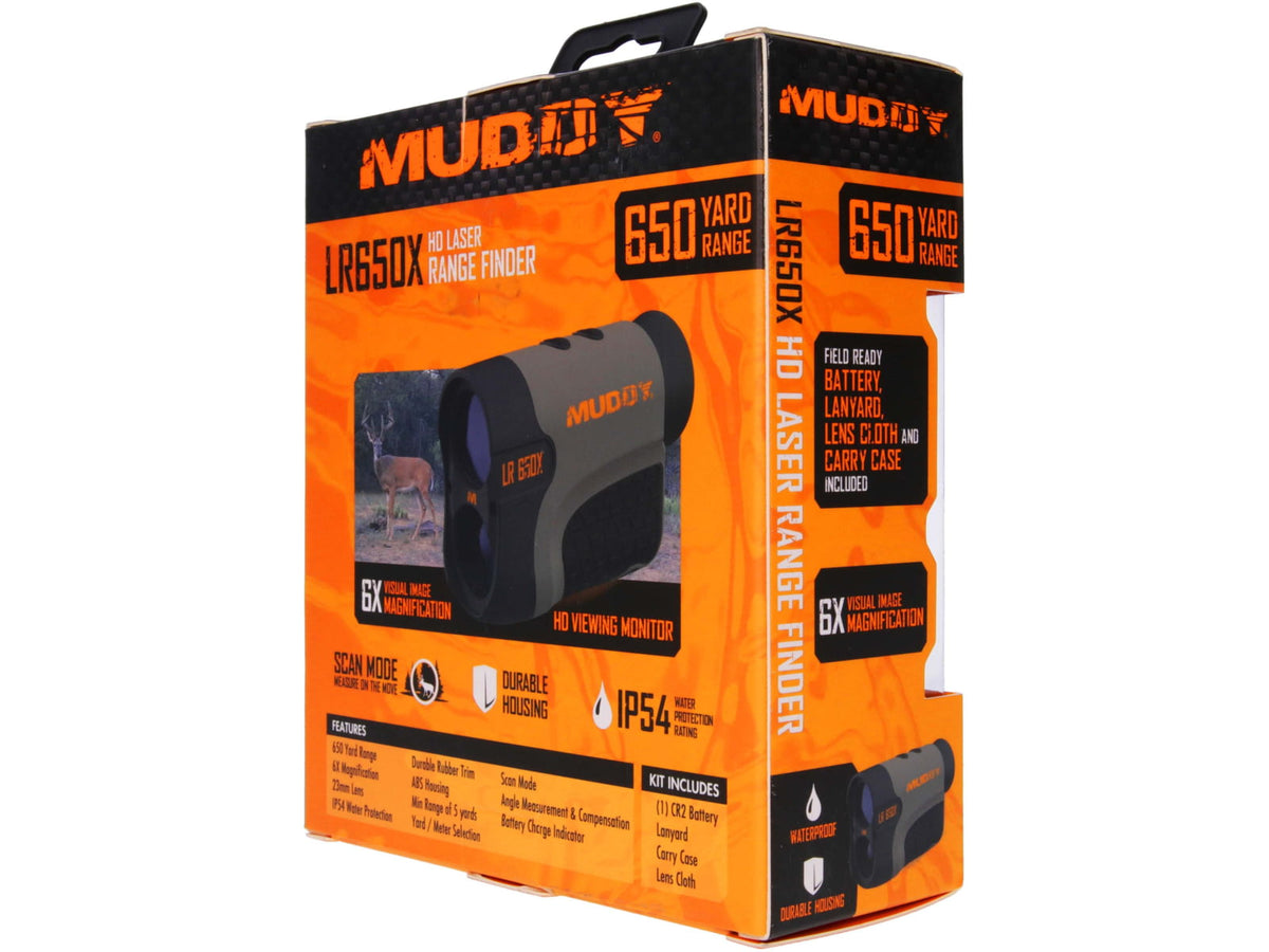Muddy 650 Yard Laser Range Finder Black/Grey MUD-LR650X