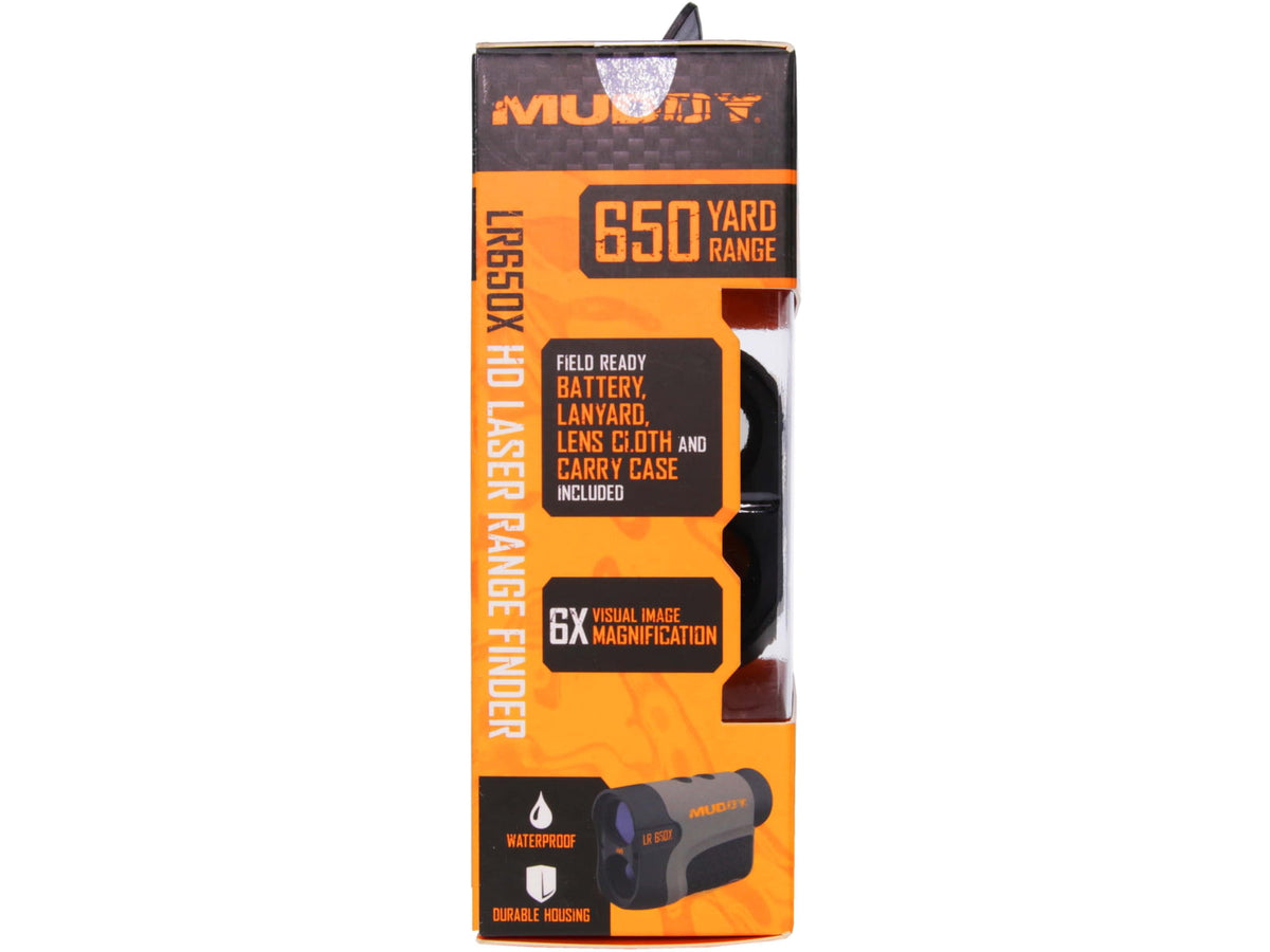 Muddy 650 Yard Laser Range Finder Black/Grey MUD-LR650X