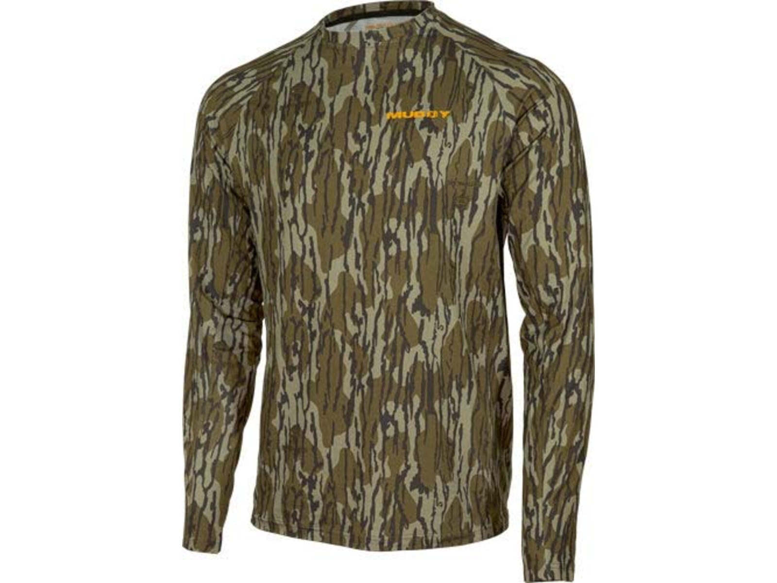 Muddy Base Layer Crew Top - Men's Mossy Oak Bottomland 2Extra Large MUD-BL-CRW-MOB-2X