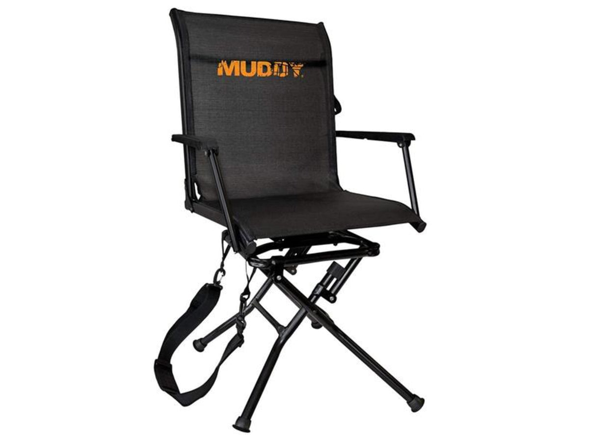 Muddy Swivel Ground Seat wih Adjustable Legs MUD-MGS400AL