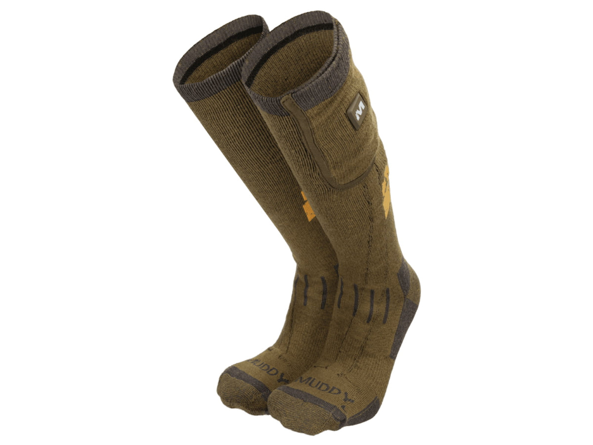 Muddy Nucleus Heated Socks - Men's Brown Clay LARGE/XL MUD-HT-SOCK-CL-LXL