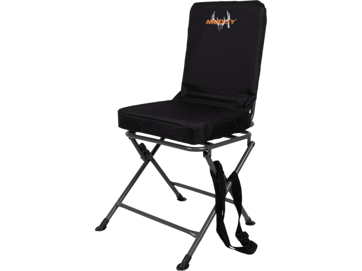 Muddy Padded Swivel Chair Black MUD-PSCHR