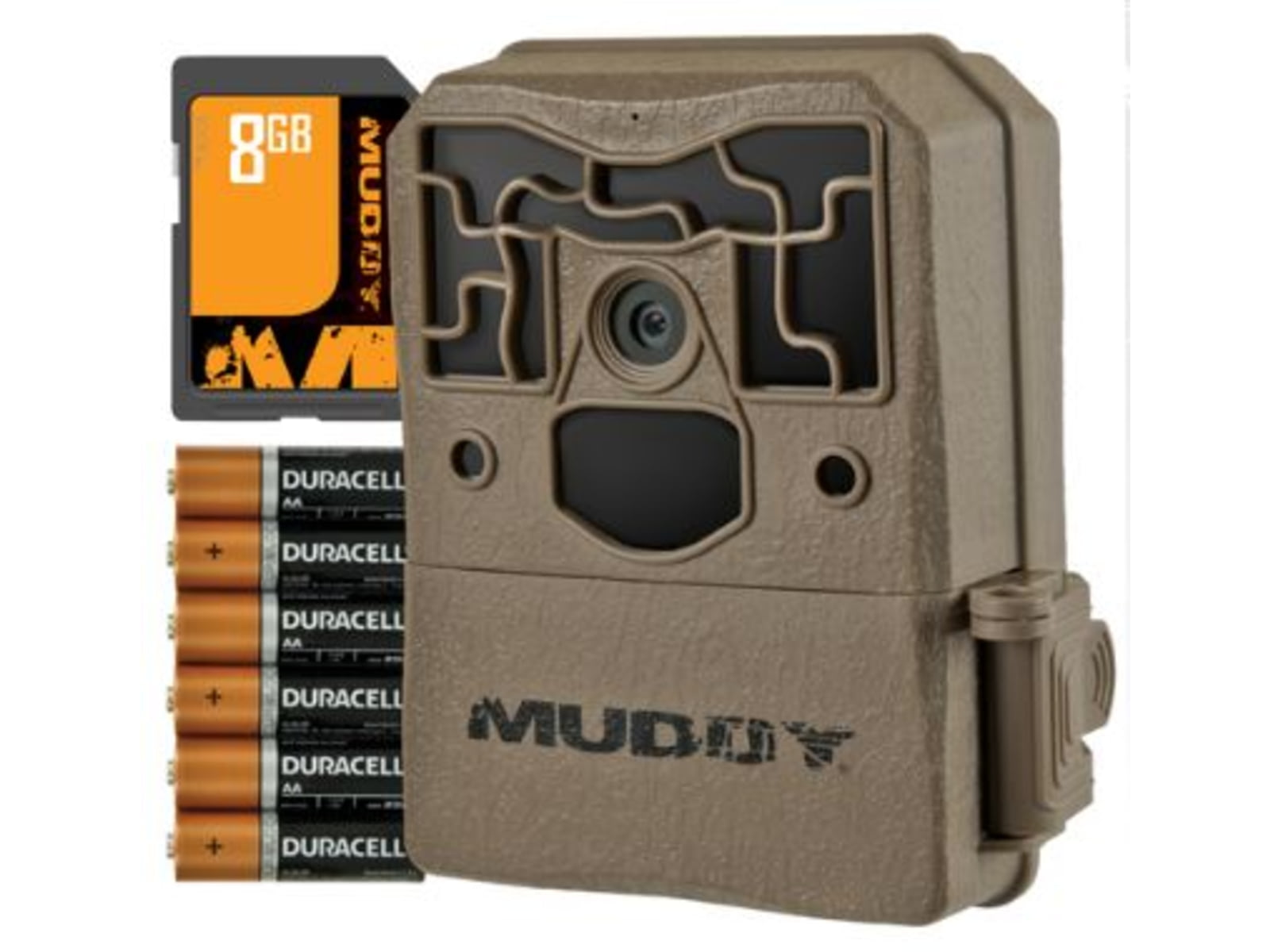 Muddy Pro-Cam 10 Bundle includes 6-AA Batteries 8 GB Memory Card Brown MTC100-K
