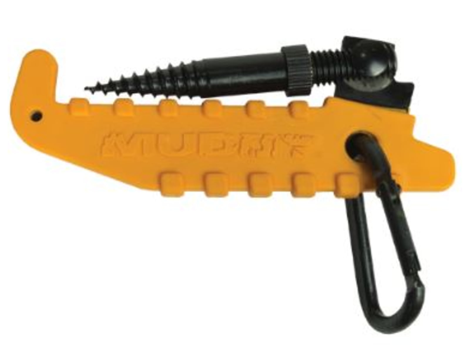 Muddy Single Screw In Hook includes Caribiner Black/Orange