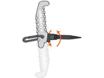 Muddy Single Screw In Hook includes Caribiner Black/Orange