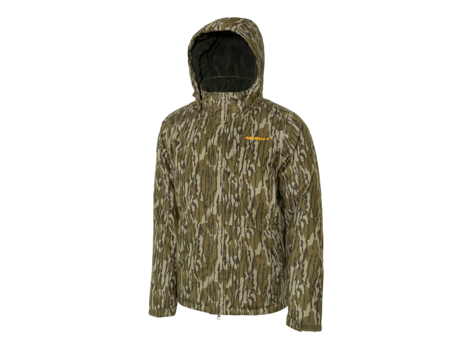 Muddy TRX Waterproof Sherpa Fleece Jacket - Men's Mossy Oak Bottomland LARGE MUD-WTP-SHJKT-MOB-L