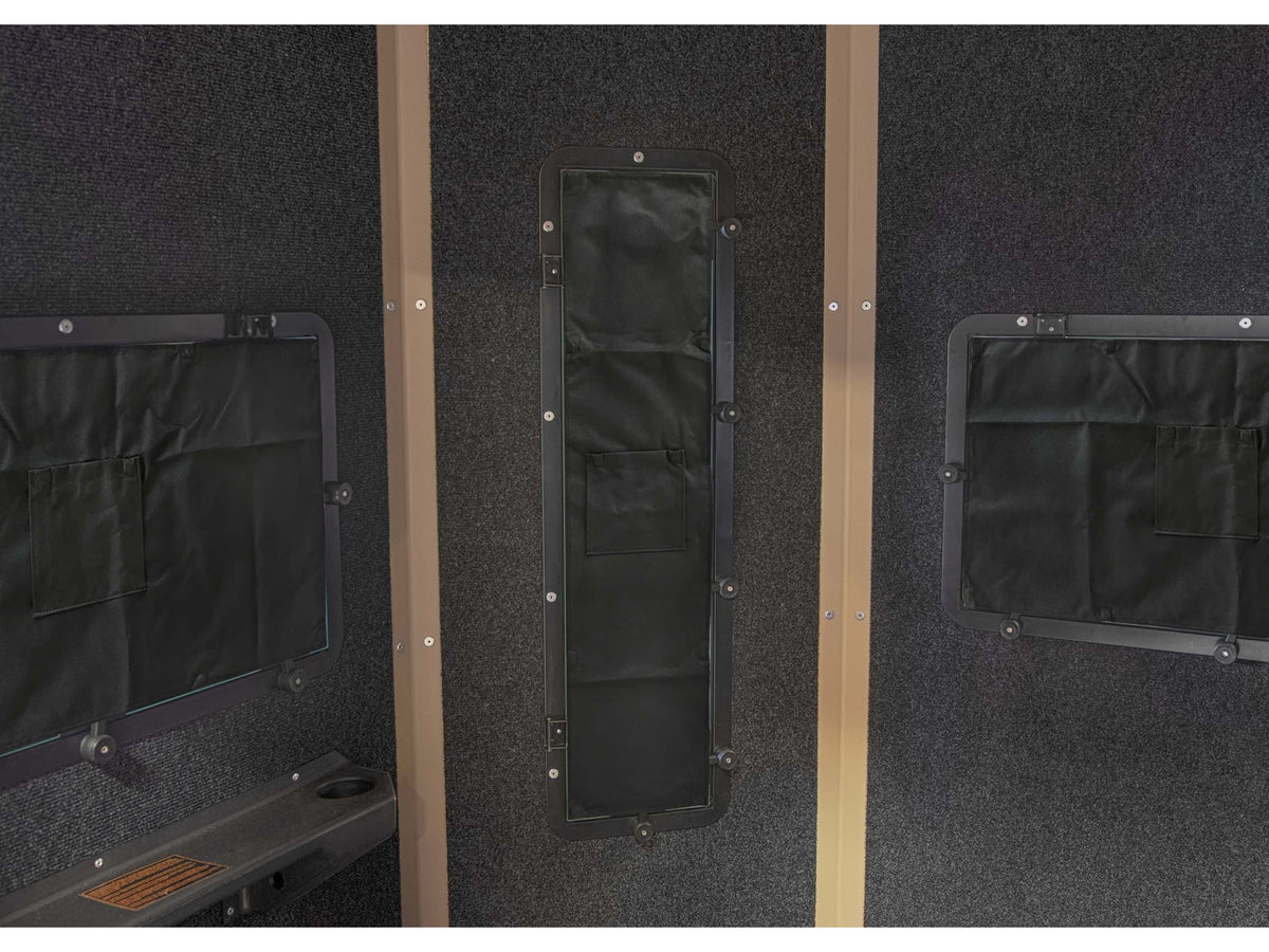 Muddy Universal Box Blind Magnetic Curtain Kit Black MUD-BBA002