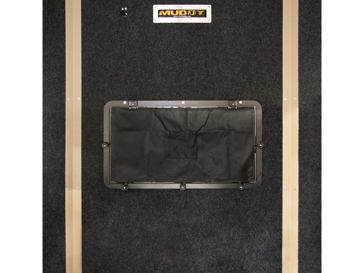 Muddy Universal Box Blind Magnetic Curtain Kit Black MUD-BBA002