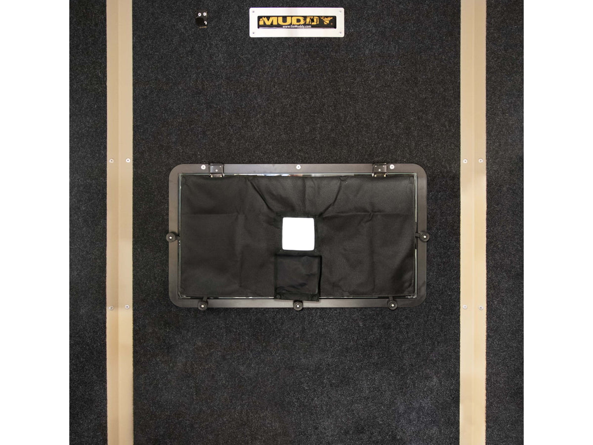 Muddy Universal Box Blind Magnetic Curtain Kit Black MUD-BBA002