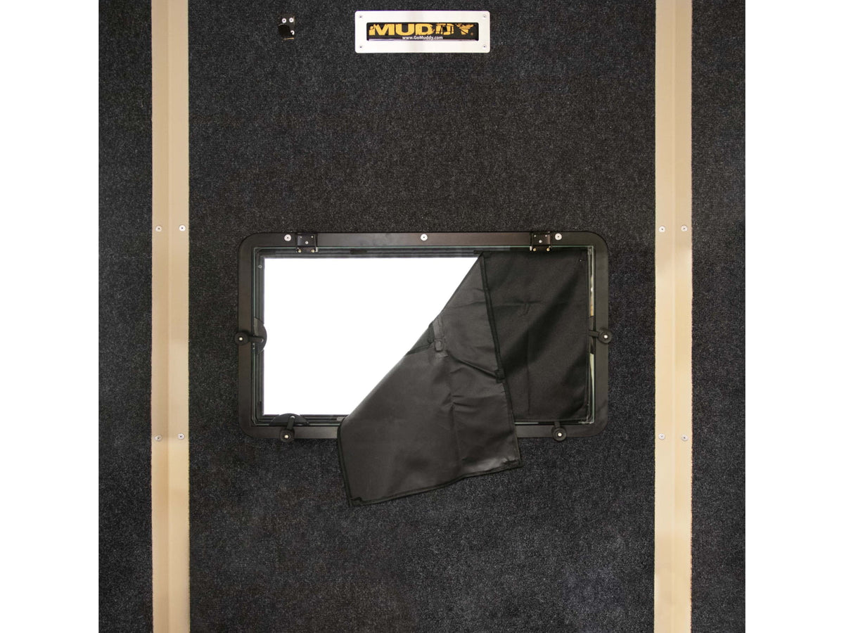 Muddy Universal Box Blind Magnetic Curtain Kit Black MUD-BBA002