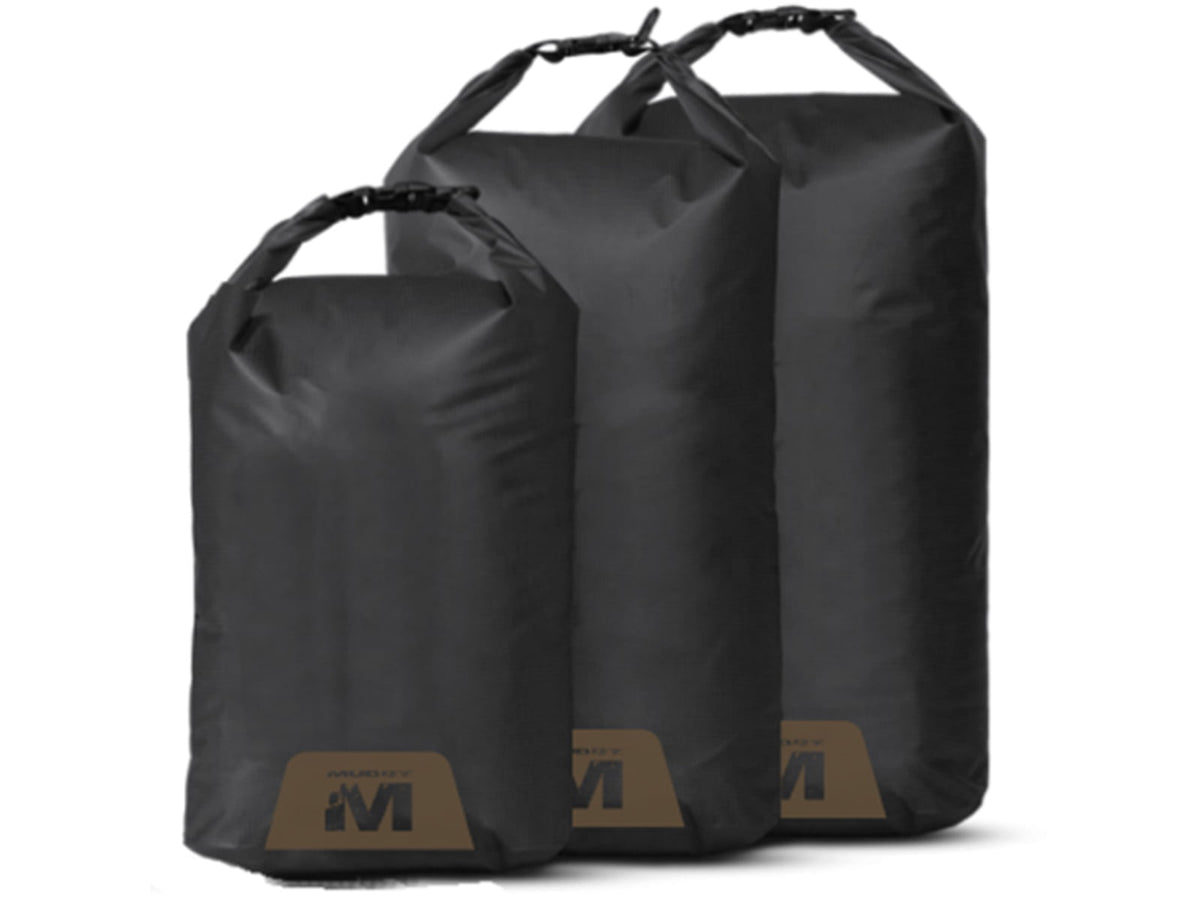 Muddy Waterproof Dry Bag Set Black MUD-WDB-SET-BLK