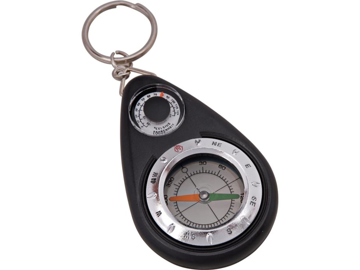 Munkees Keychain Compass with Thermometer 3154
