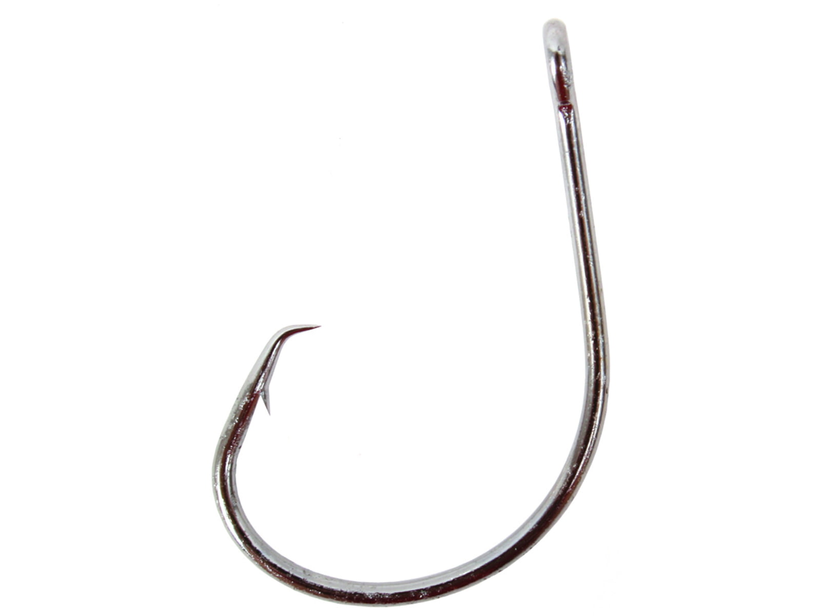 Mustad Ultrapoint Demon Tuna Perfect Circle Hook Needle Point Wide Gap Light Wire Ringed Eye Black Nickel Size 1/0 10 per Pack 39951NP-BN-1/0-10U