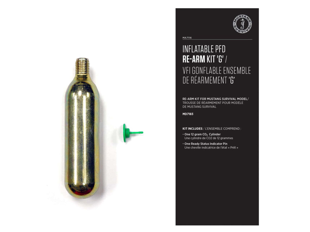Mustang Survival Re-Arm Kit G 12G Manual MA7116
