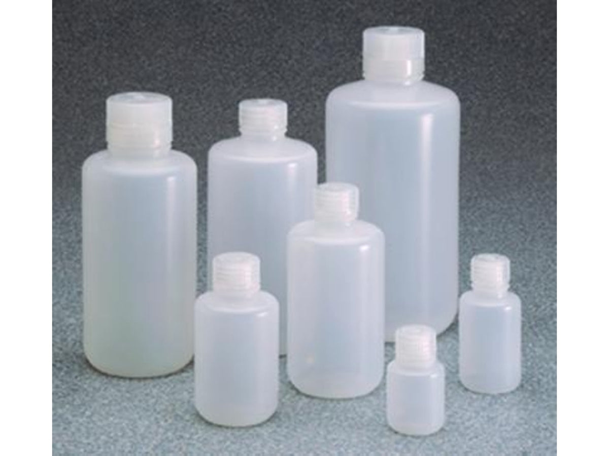 Nalge Nunc Boston Round Bottle Low-Density Polyethylene Narrow Mouth NALGENE 312003-0004