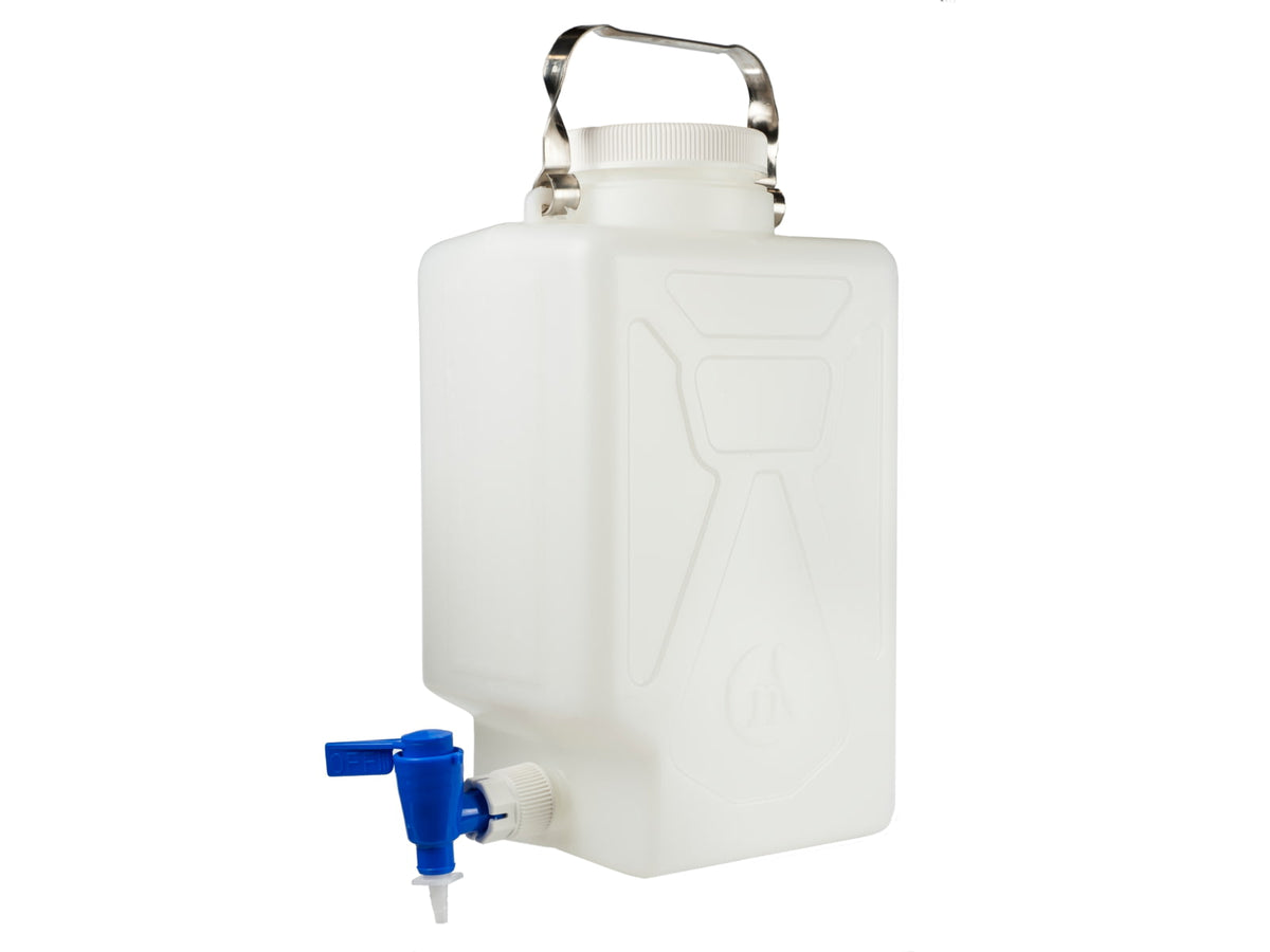 Nalge Nunc Rectangular Carboys with Spigot and Handle High-Density Polyethylene NALGENE 2320-0020 Each