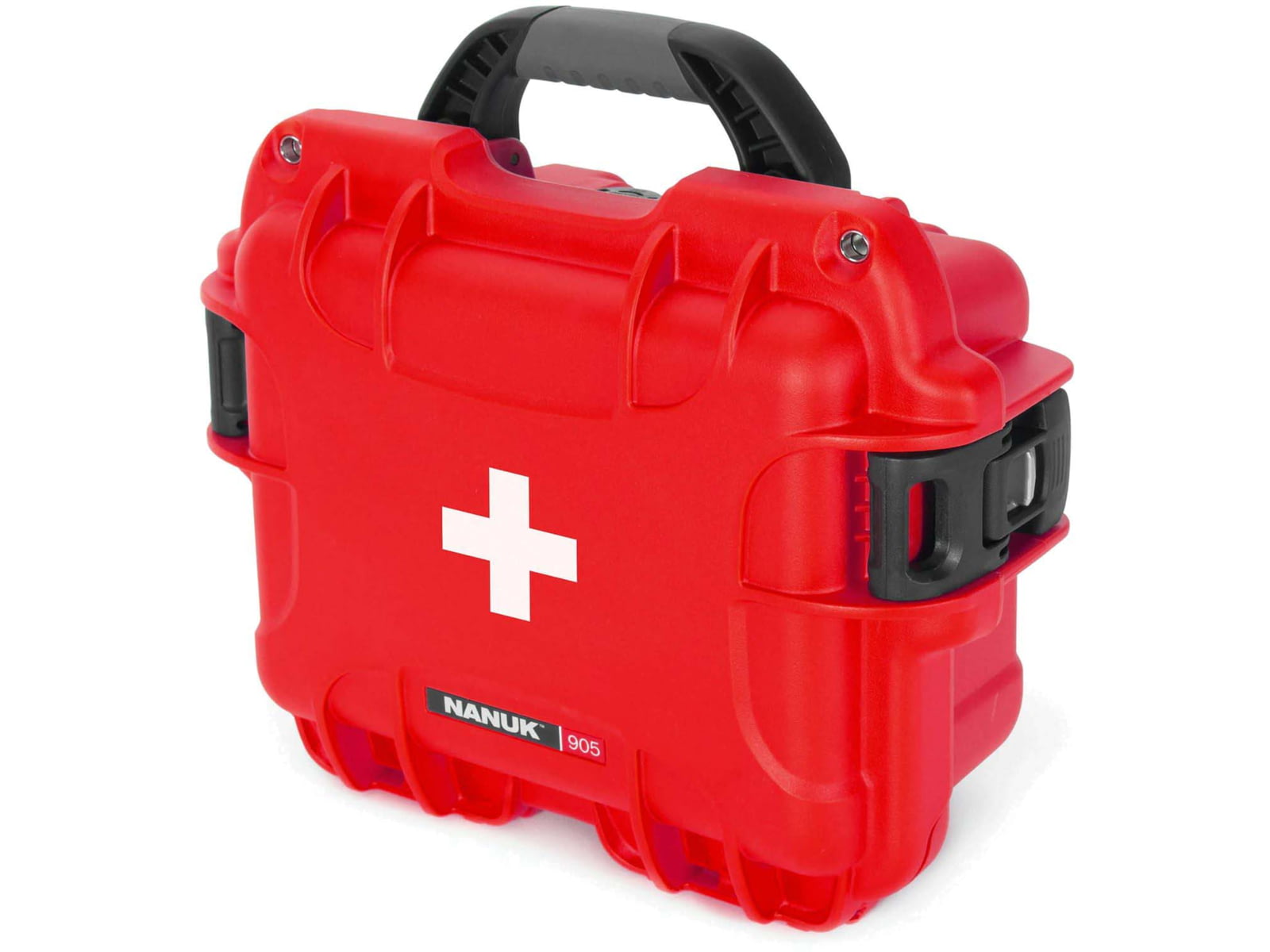 Nanuk 905 Empty First Aid Logo Case Red Small