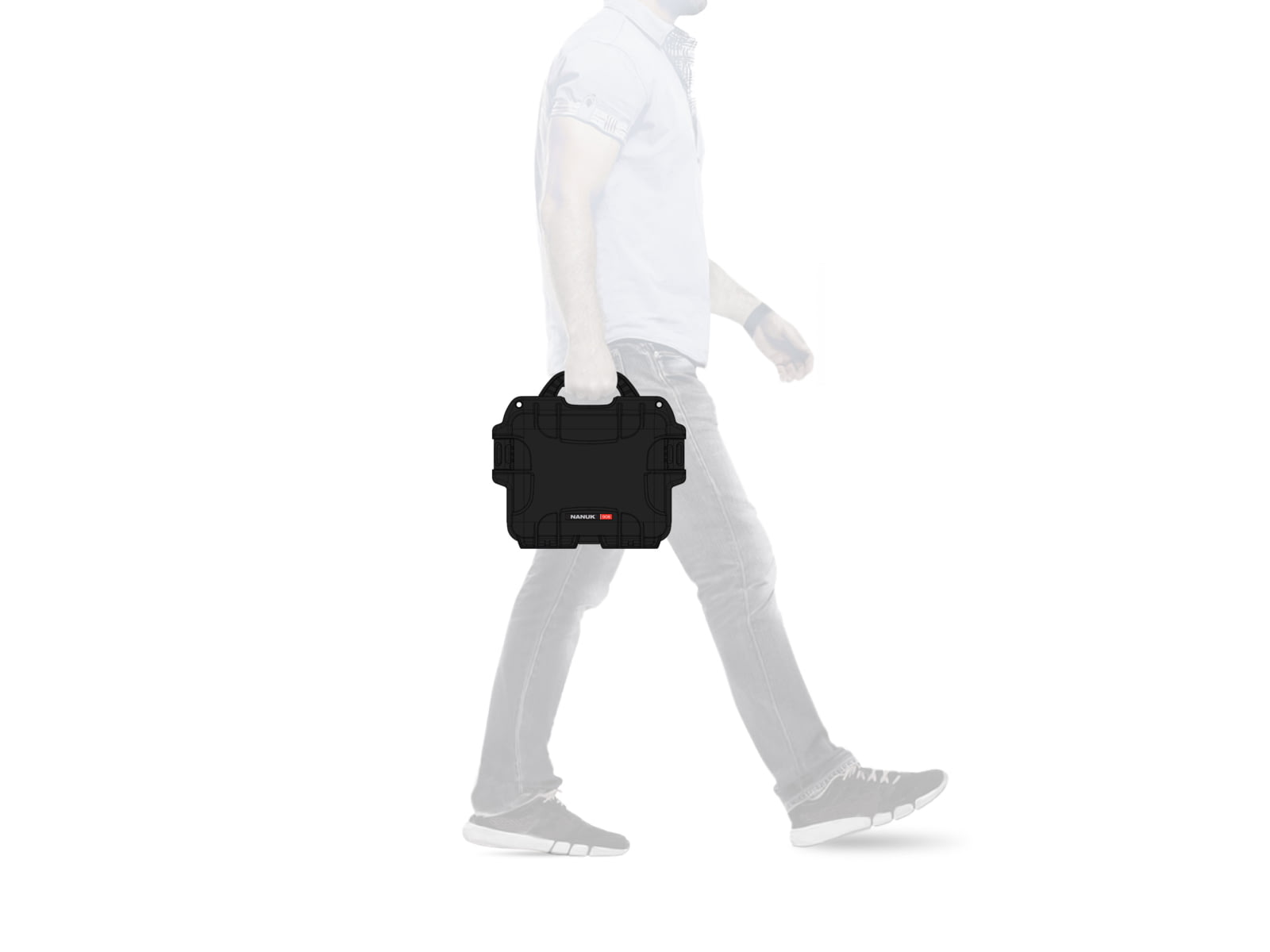 Nanuk 908 Protective Case w/ Cubed Foam Black Small