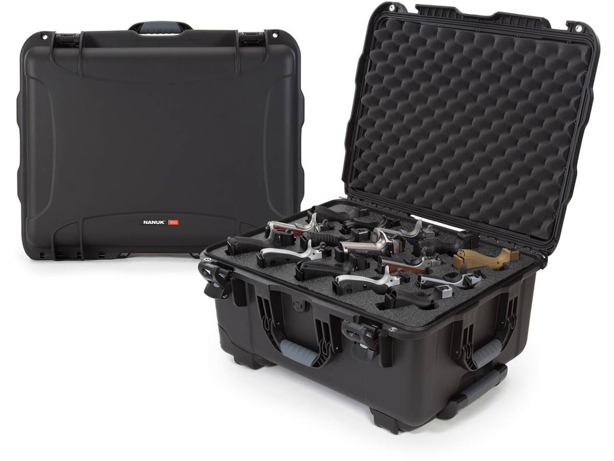 Nanuk 950 15 Up Gun Case w/ Foam Black Large