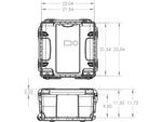 Nanuk 968 Protective Case w/Padded Divider Black Large 968S-020BK-0A0